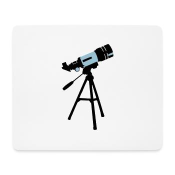 Telescope, Astronomy - Mouse Pad (horizontal) - white - Front