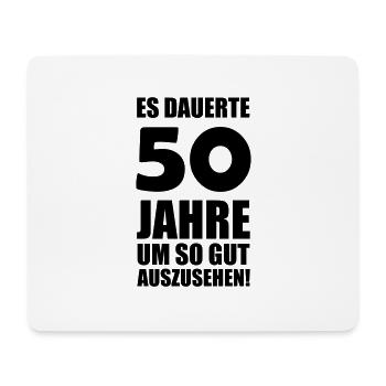 50_jahre - Mousepad (Querformat) - Weiß - Vorne