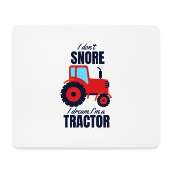 tractor - Mouse Pad (horizontal) - white - Front