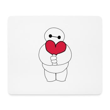 RoboLove - Mousepad (Querformat) - Weiß - Vorne