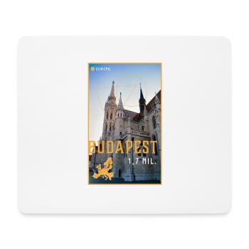 Budapest - Mousepad (Querformat) - Weiß - Vorne