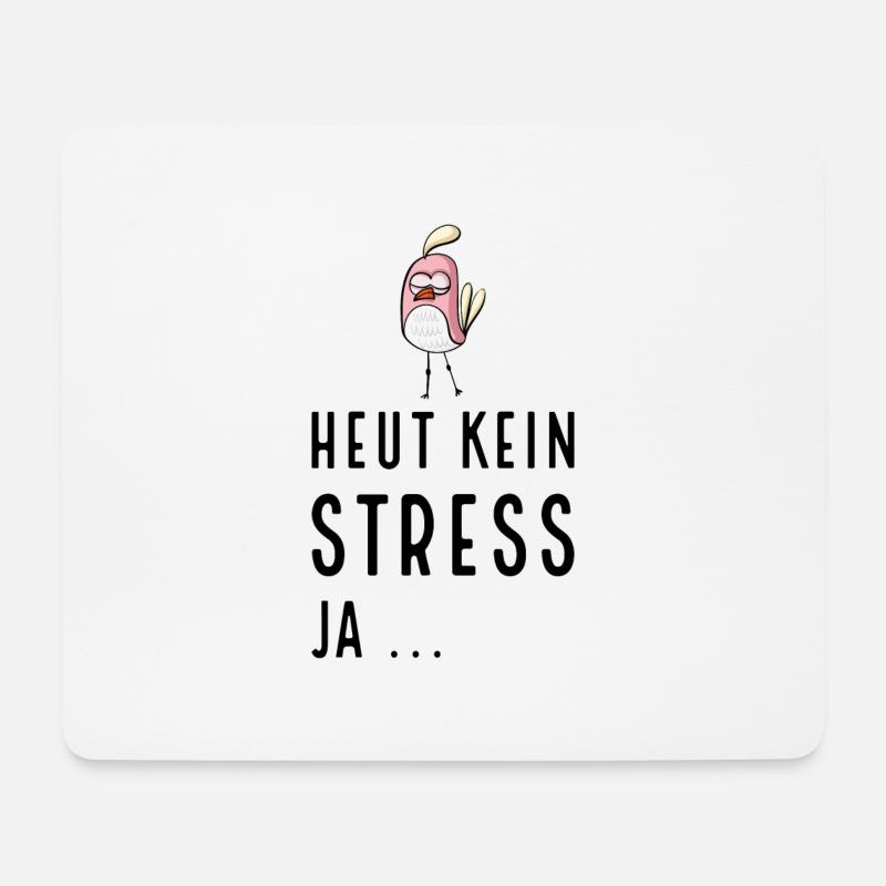 Lustige Sprüche - Mousepad (Querformat) - Weiß