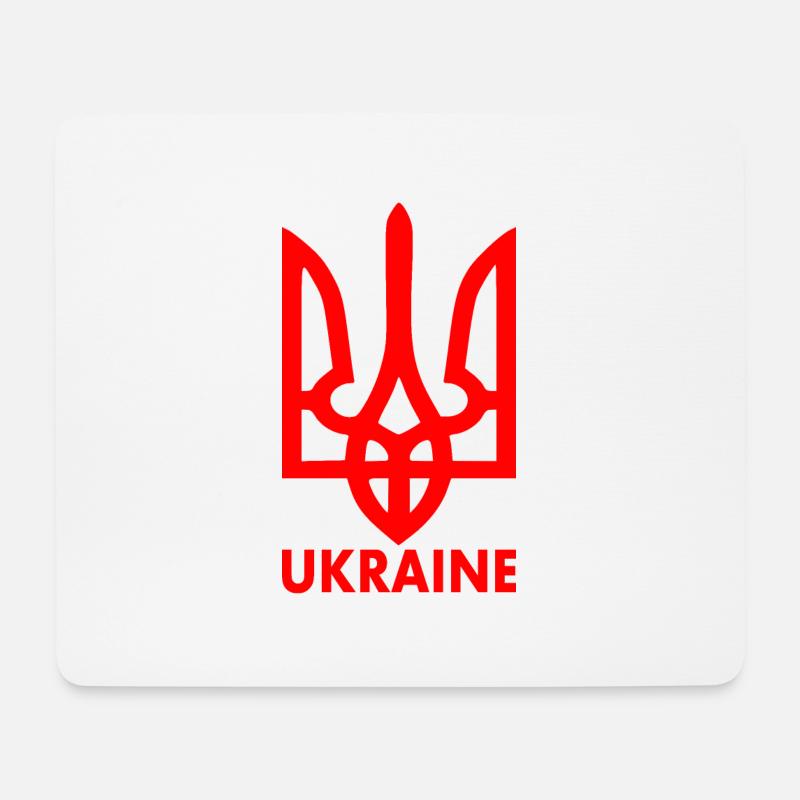 Ukraine - Mousepad (Querformat) - Weiß