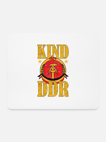 Kind der DDR Ostalgie Geschenk - Mousepad (Querformat) - Weiß