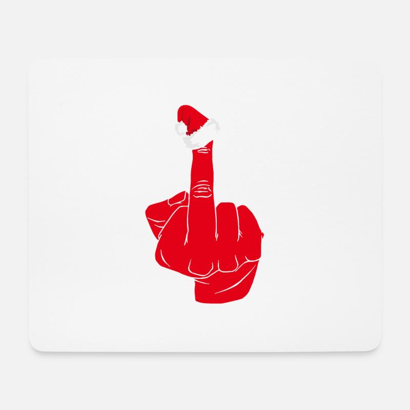 Christmas hypocrisy - Mouse Pad (horizontal) - white