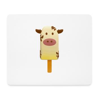 Glace de vache Popsicles amusantes comme une vache - Tapis de souris (format paysage) - blanc - Devant