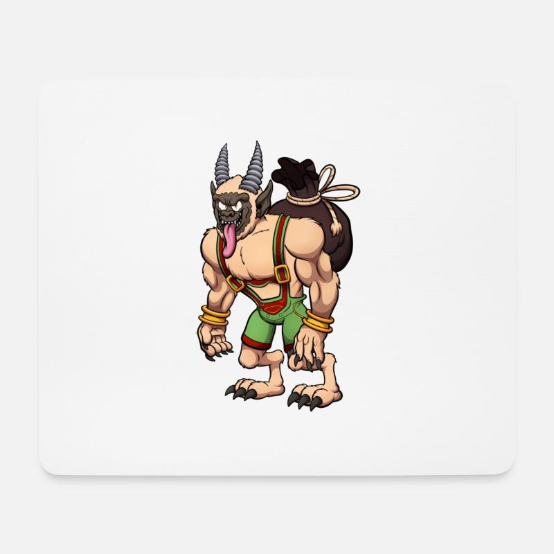 Krampus - Mouse Pad (horizontal) - white