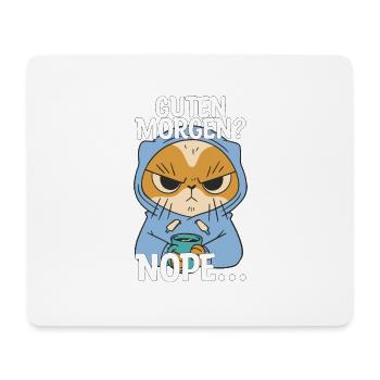 Guten Morgen Kaffee Montag Geschenk - Mousepad (Querformat) - Weiß - Vorne