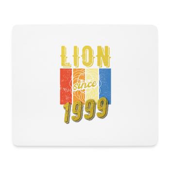 Léo 1999 Zodiac Cadeau d’anniversaire - Tapis de souris (format paysage) - blanc - Devant