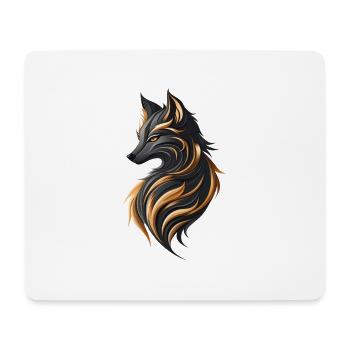 Fire Fox - Mouse Pad (horizontal) - white - Front