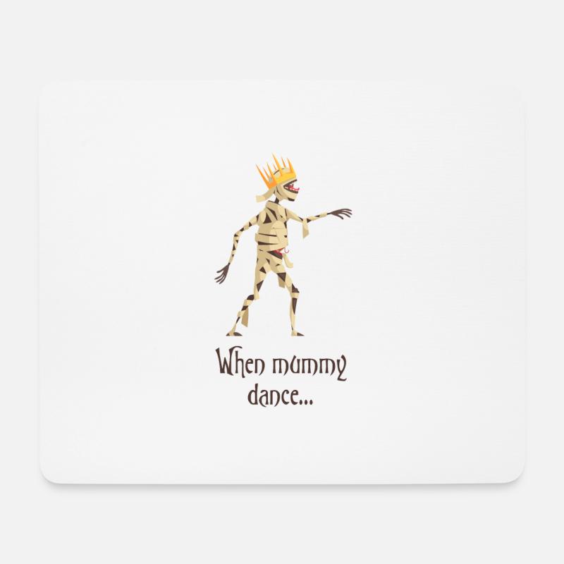 Quando la mamma danza - Tappetino per mouse (orizzontale) - bianco