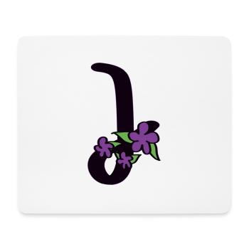 J as in youthful - Mouse Pad (horizontal) - white - Front