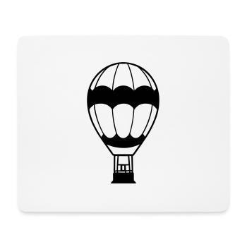 Luftballon - Mousepad (Querformat) - Weiß - Vorne