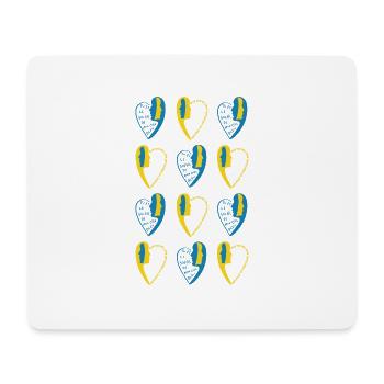 Imprimé numéro15. - Tapis de souris (format paysage) - blanc - Devant