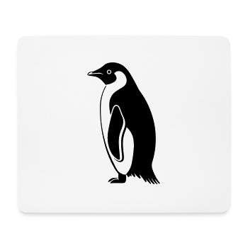 Pingouin - Tapis de souris (format paysage) - blanc - Devant