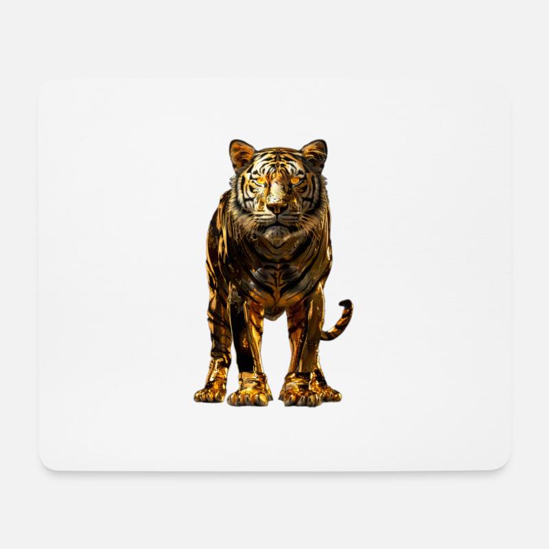 Tiger - Mouse Pad (horizontal) - white