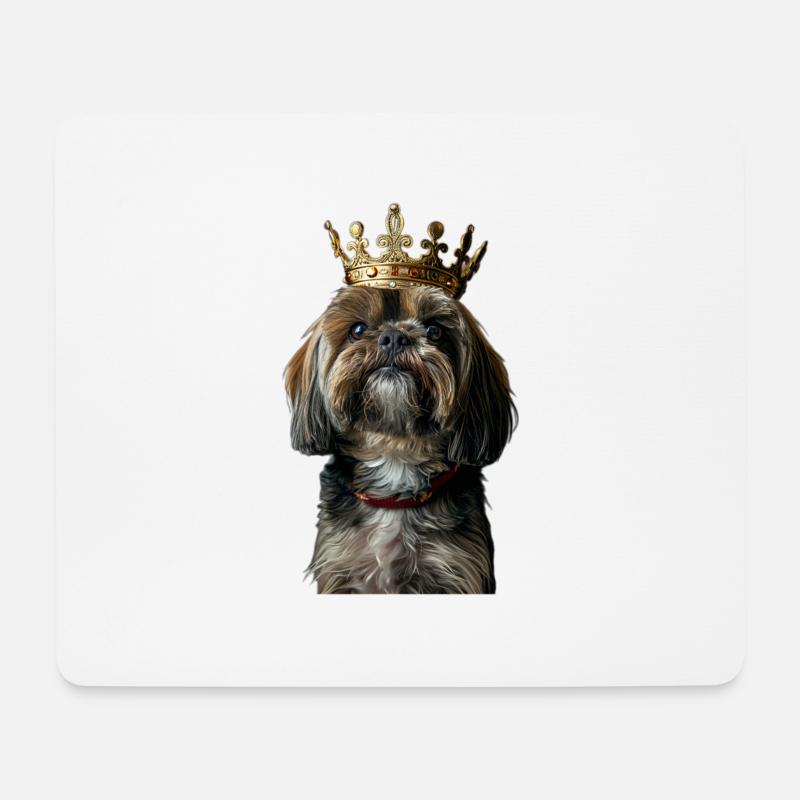 Lhasa Apso - Mousepad (Querformat) - Weiß