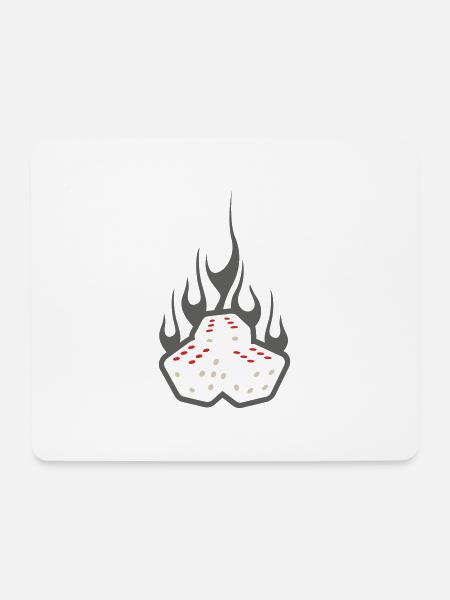 Cubes - Mousepad (Querformat) - Weiß