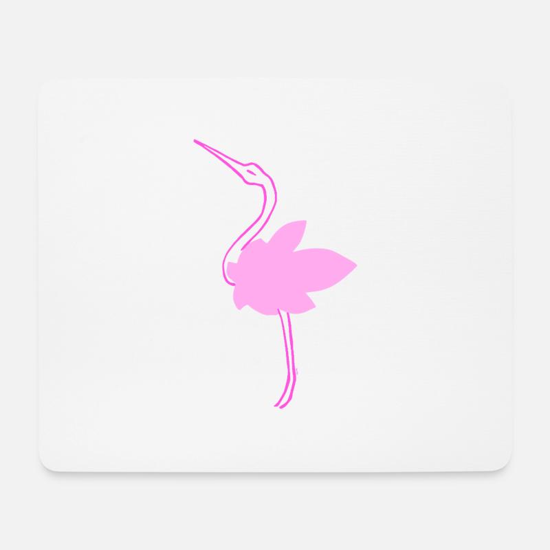 Stork - Mouse Pad (horizontal) - white