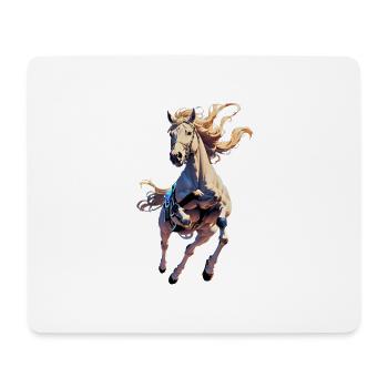 Wild Horse - Mousepad (Querformat) - Weiß - Vorne
