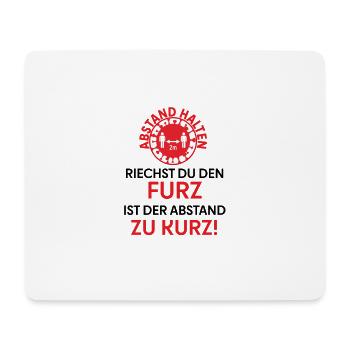 Lustiger Spruch Furz - Mousepad (Querformat) - Weiß - Vorne