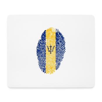 Barbade - Tapis de souris (format paysage) - blanc - Devant