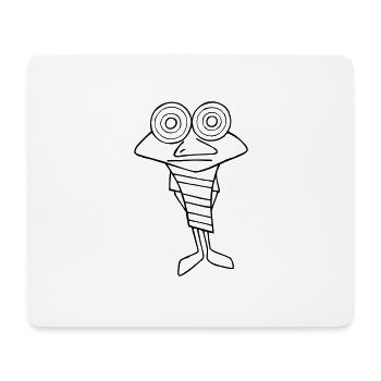 Monster "Hypno" - Mousepad (Querformat) - Weiß - Vorne