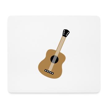 Gitarre - Mousepad (Querformat) - Weiß - Vorne