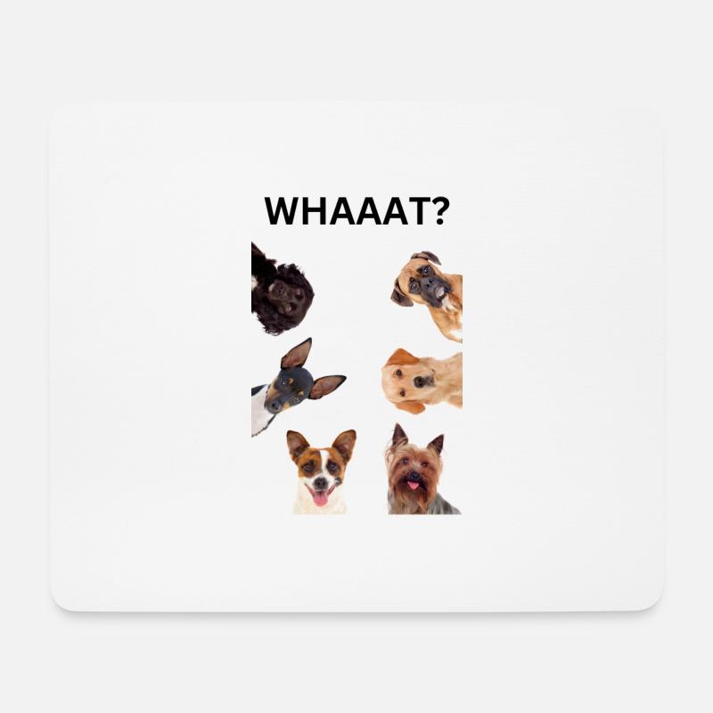 Funny Dogs - Mousepad (Querformat) - Weiß