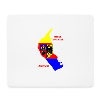 Amrum Nordsee Insel Urlaub - Mousepad (Querformat) - Weiß - Vorne