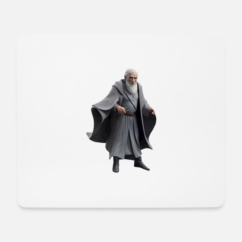 Magicien - Tapis de souris (format paysage) - blanc