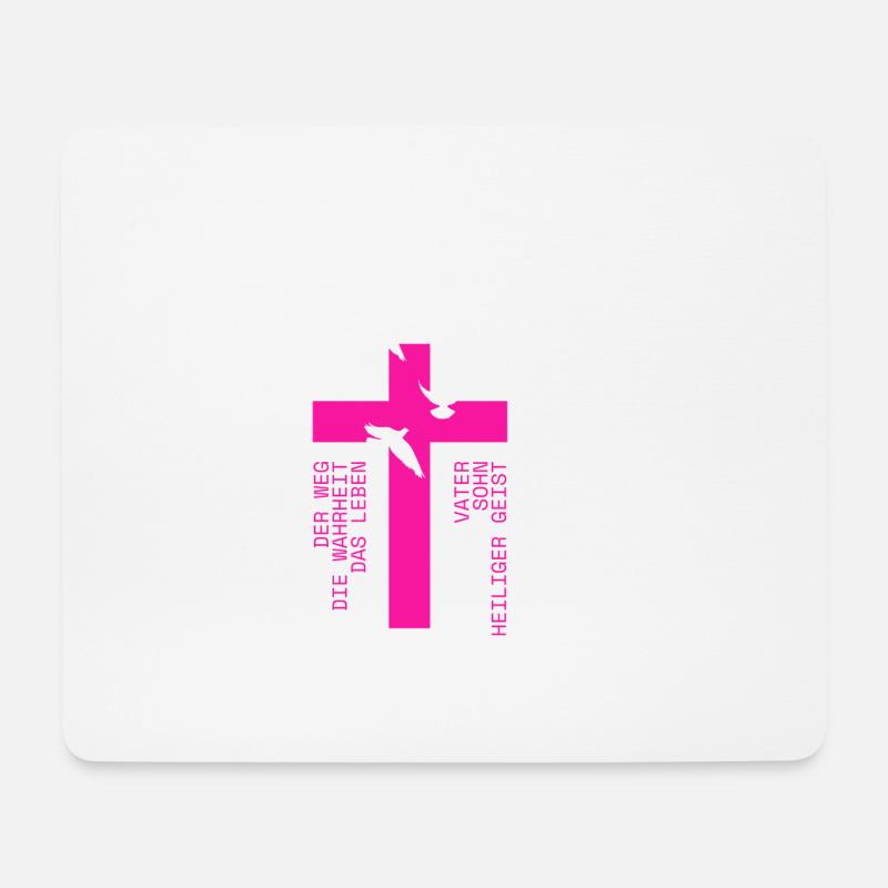 Der Weg Die Wahrheit Das Leben - Mousepad (Querformat) - Weiß