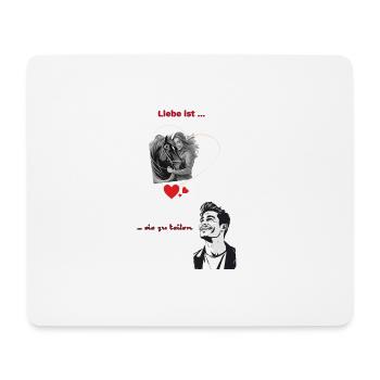 Liebe ist.. - Mousepad (Querformat) - Weiß - Vorne
