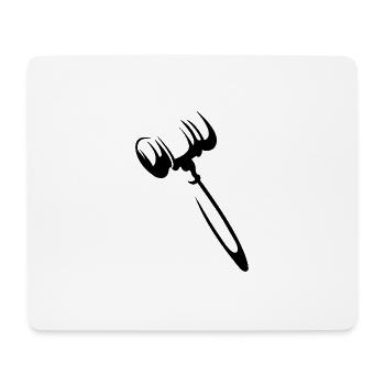 Richterhammer - Mouse Pad (horizontal) - white - Front