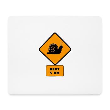 Snail - Mouse Pad (horizontal) - white - Front
