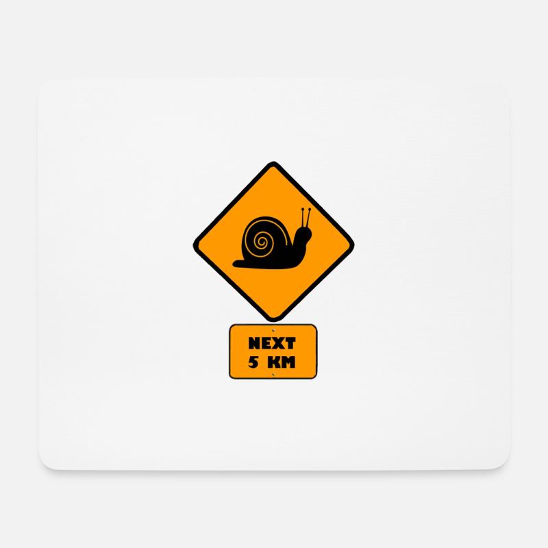 Snail - Mouse Pad (horizontal) - white