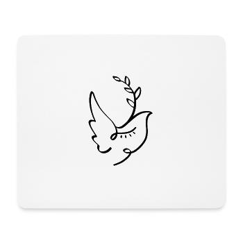 Dove of Peace - Mouse Pad (horizontal) - white - Front