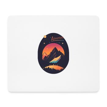 Abenteuer - Mousepad (Querformat) - Weiß - Vorne