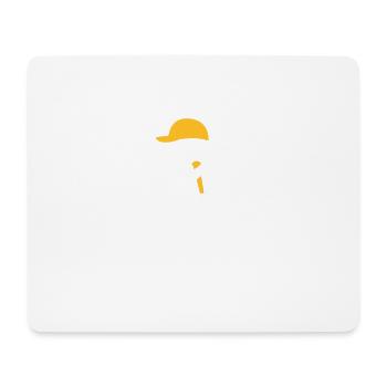 Hiphop Rapper - Mousepad (Querformat) - Weiß - Vorne