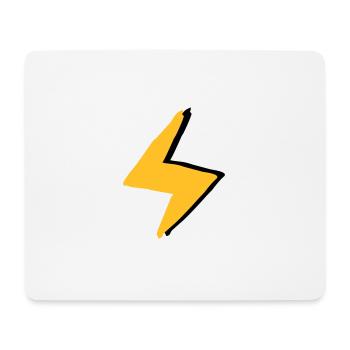 Blitz mit Superkräften - Kostüm - Mousepad (Querformat) - Weiß - Vorne