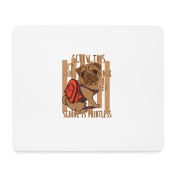 Screw this - Mouse Pad (horizontal) - white - Front