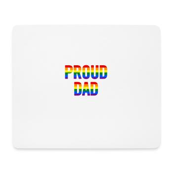 Proud Dad Flag - Mousepad (Querformat) - Weiß - Vorne