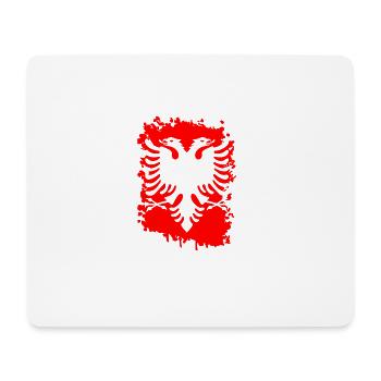 aigle albanais albanie chemise aigle Albanian - Tapis de souris (format paysage) - blanc - Devant