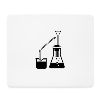 Chemie Experiment Geschenkidee Substanz mischen - Mousepad (Querformat) - Weiß - Vorne