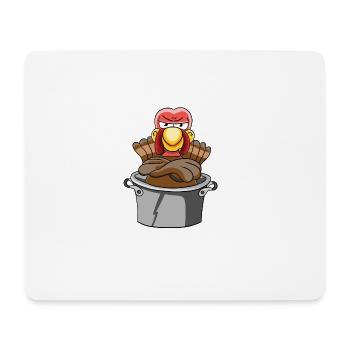 Truthahn Pute Geflügel - Mousepad (Querformat) - Weiß - Vorne