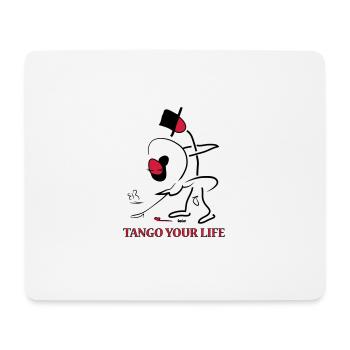 Strichmännchen - GogoLore tango your life - Mousepad (Querformat) - Weiß - Vorne