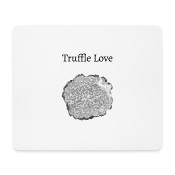 Truffle Love Trüffel Liebe - Mouse Pad (horizontal) - white - Front