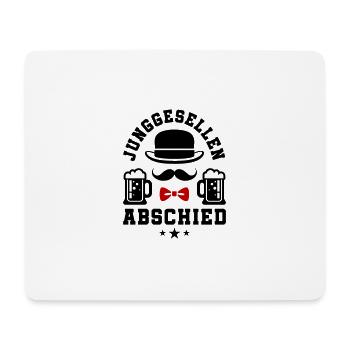 Junggesellenabschied Bier Jga - Mousepad (Querformat) - Weiß - Vorne