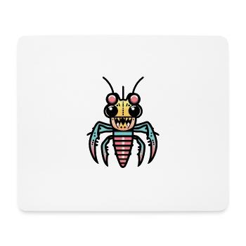 Homard Crabe Halloween Animal - Tapis de souris (format paysage) - blanc - Devant