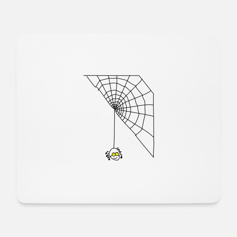 Spinne - Mousepad (Querformat) - Weiß